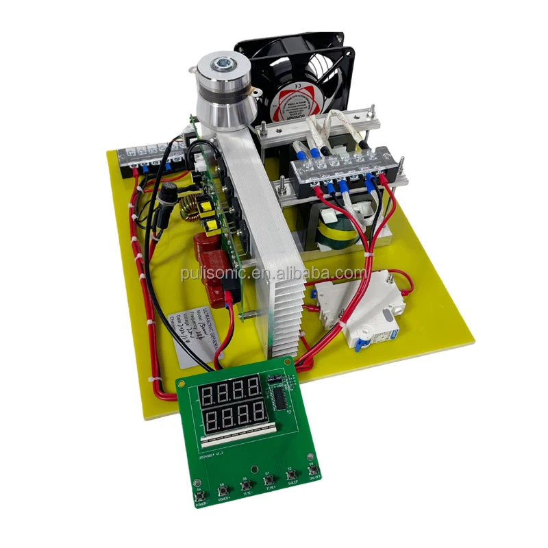 Industrial 1500W 28kHz Ultrasonic PCB Digital Power Board for Engine Parts Cleaning Ultrasonic Washer