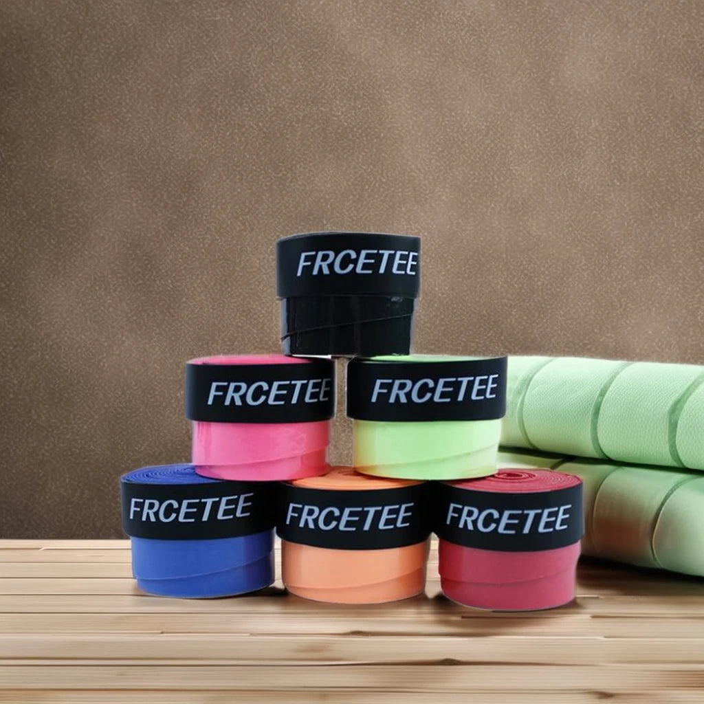 FRCETEE Improved Grip Tennis Badminton Accessories Smooth Overgrips Sweatproof and Anti-Slip PU Enhanced Performance Price
