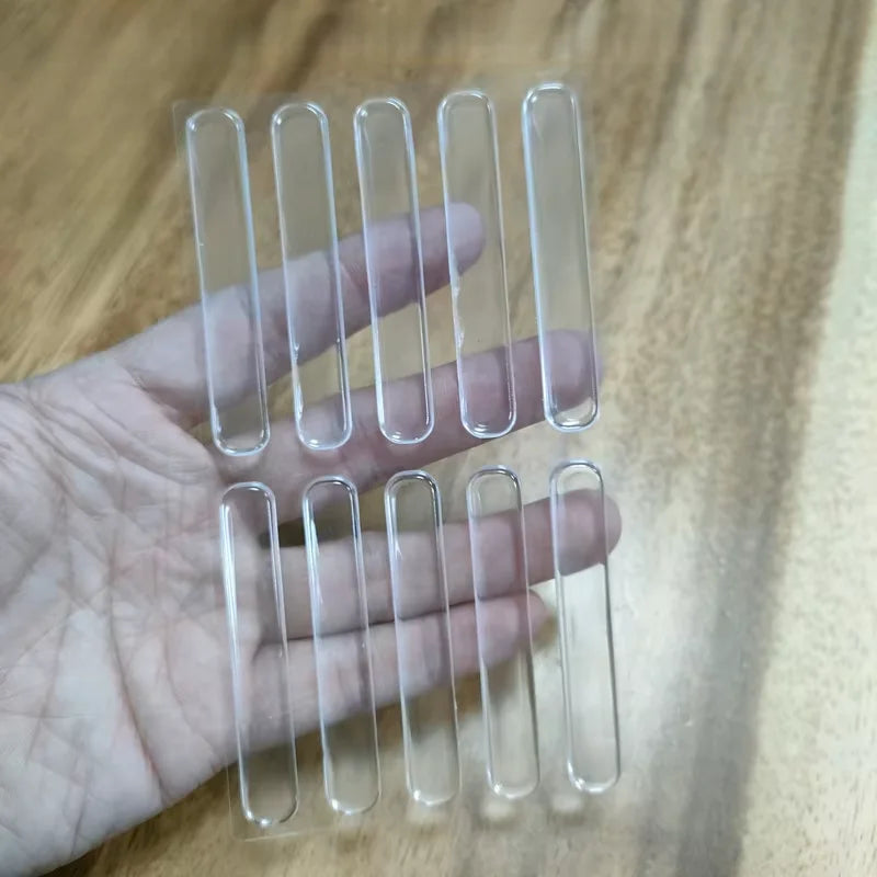 Silicone Self Adhesive Buffer Pads Refrigerator Anti-collision Strip Door Stopper Cabinet Bumpers Transparent Wall Protector Pad