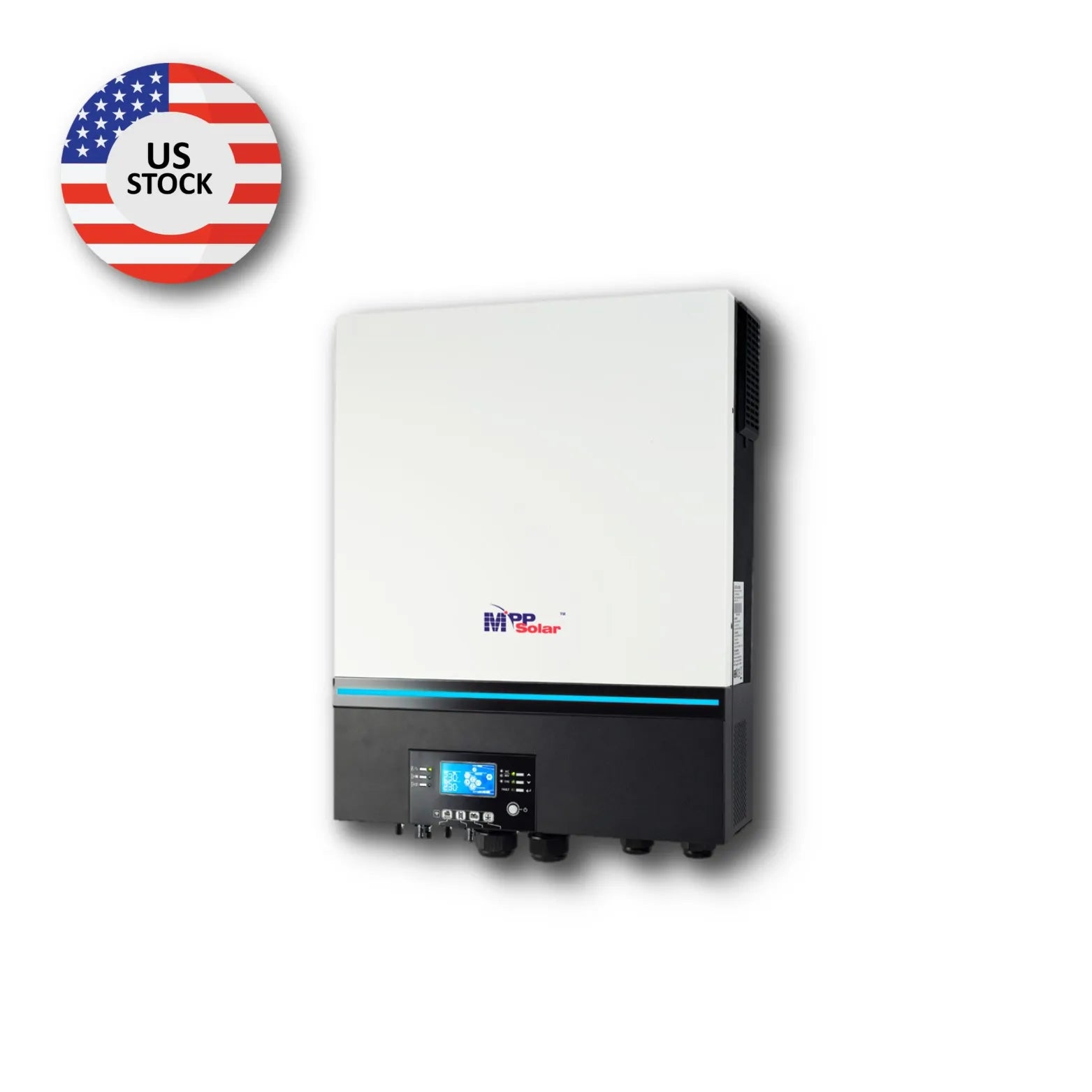 LV6548V 6500W 48V 500V Off-Grid Single Phase Pure Sine Wave 120A MPPT Solar Inverter Charger 99% Efficiency AC to AC WiFi USB