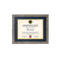 Rustic Gray Certificate Frame A4 Document Tempered Glass 8.5x11 with Mats or 11x14 Without Mat Wooden Graduation Diploma Frame