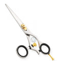 6.75-Inch Stainless Steel Right-Handed Hair Scissors with 28 Teeth and Medium Handle for Styling Bangs and Hair Cutting