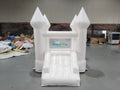 White Inflatable Castle Bounce House for Kids Parties