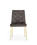 Pakko Italian Modern Black Velvet Dining Chair Metal Frame Removable Cover Cooling Home Furniture School Office Apartment