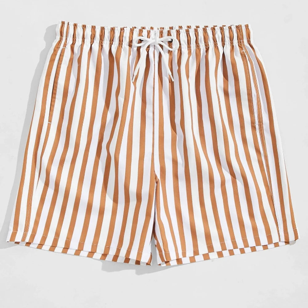 Customized Multicolor Solid Men's Formal Shorts Drawstring Waist Pocket Non-Stretch Breathable Quick-Dry Stylish Poolside Canvas