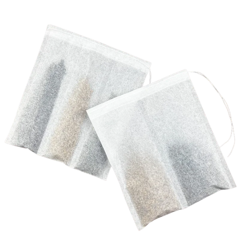 8x10cm Biodegradable Customizable Disposable Wood Pulp Paper Tea Bags 10000pcs for Tea Coffee Herb Powder Packaging Printing