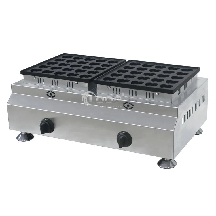 New Type Commercial Heart Shaped Poffertjes Grill Gas Type Mini Pancake Maker Machine for Sale