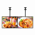 Ultra-Thin Aluminum Frame LED Menu Light Board Restaurant Advertising Hanging Glass Panel Display Light Box