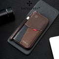 Baellerry New Men's Long Wallet Business RFID Anti-theft Brush Multi Slot Wallet Zipper Contrasting Color Hand-held Bag for Men