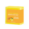 Wholesale Lemon Turmeric Natural Soap Handmade Mini Bar Kojic Acid Whitening Original Kojic San Turmeric Soap Laundry Bar Daily MegaBDM