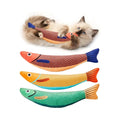 Wholesale 3 Pack Cat Toys Saury Fish Catnip Crinkle Sound Toys Soft  Durable Interactive Cat Kicker Toys for Indoor Kitten