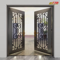 Luxury Art Iron Doors Blending Ornamental Craftsmanship Strength and Weather Resistance for Stylish and Secure Home Entrances