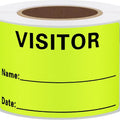 Visitor Pass Stickers Yellow Visitor Name Identification Labels 2 X 3 Inch Stickers 300 Labels Per Roll