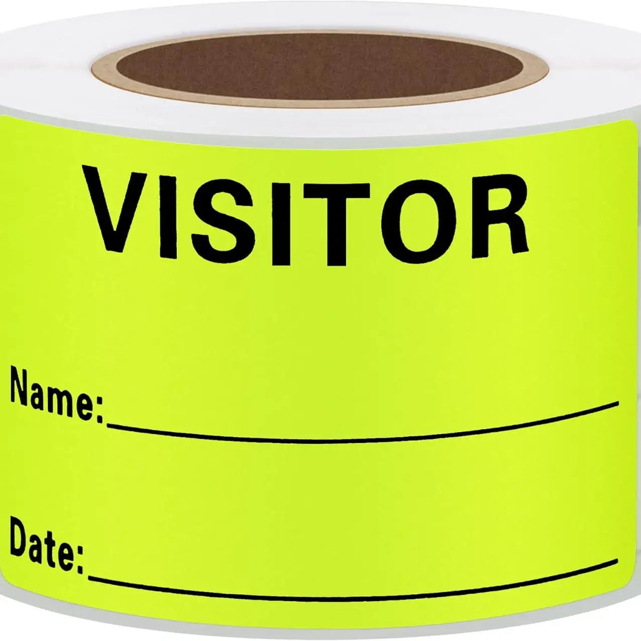 Visitor Pass Stickers Yellow Visitor Name Identification Labels 2 X 3 Inch Stickers 300 Labels Per Roll