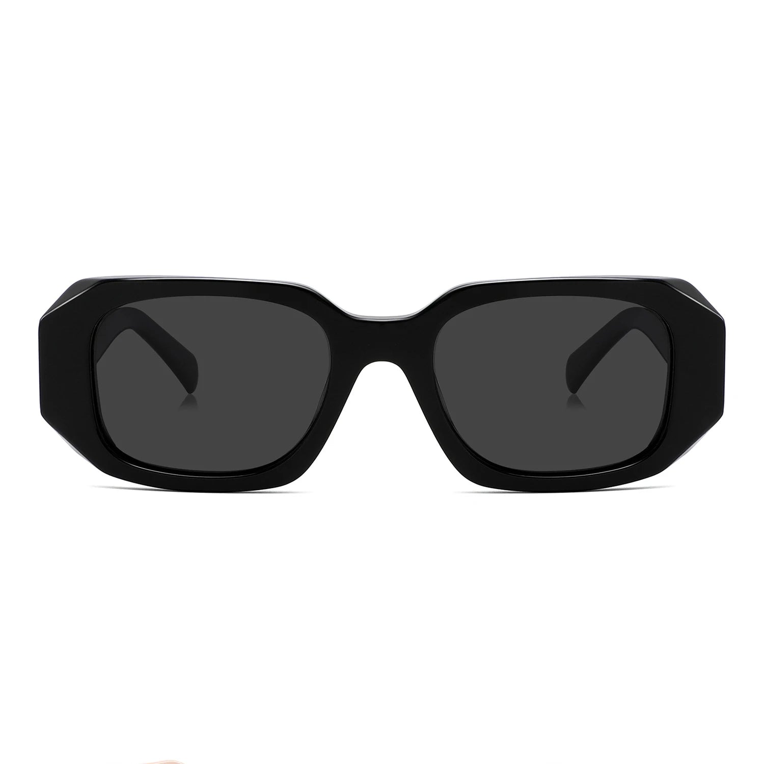 Polygonal Polarized Sunglasses Personalized Small Frame Trendy Women's Sunglasses UV Protection Acetate Sunglasses for Men