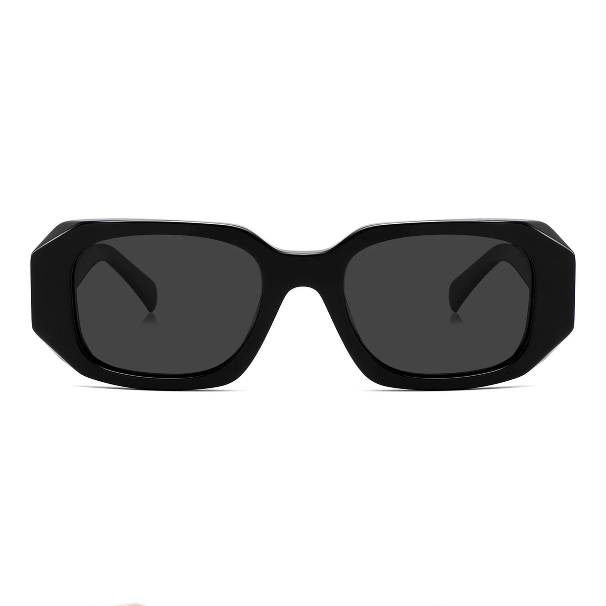 Polygonal Polarized Sunglasses Personalized Small Frame Trendy Women's Sunglasses UV Protection Acetate Sunglasses for Men MegaBDM