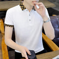 Oem Customized logo Design Casual Slim Short-sleeved T-shirt Lapel Collar High-end Embroidery POLO Shirt