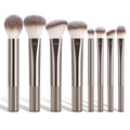 MAANGE 8PCS Facial Detail Brush with Resin Handle Synthetic Hair Makeup Brush Set Private Label & Customizable