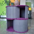 Fun & Eco-Friendly Cat Bed Comfortable Soft Fabric Removable Home Decor Cute Foldable Square Bed