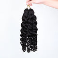 Raw Virgin Human Hair Italian Ccurly 1B# Hair Bulk Wholesale Cuticle Aligned Brazilian Human Hair Bundle