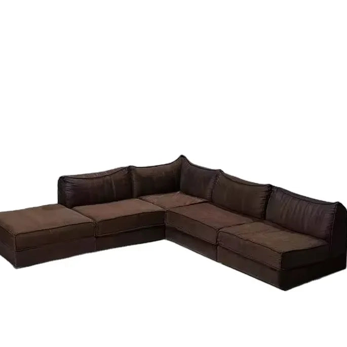 Luxury Home Furniture Living Room Furniture Vintage Style Sofa Modular Living Room Sofa Set De Sede Pagoda Ds-19 Sectional Sofa