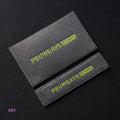 Custom Garment Neck Labels With Size Apparel High-Density End Fold Size Label Tags Dress Sewn Woven Label for Clothes Neck Tag