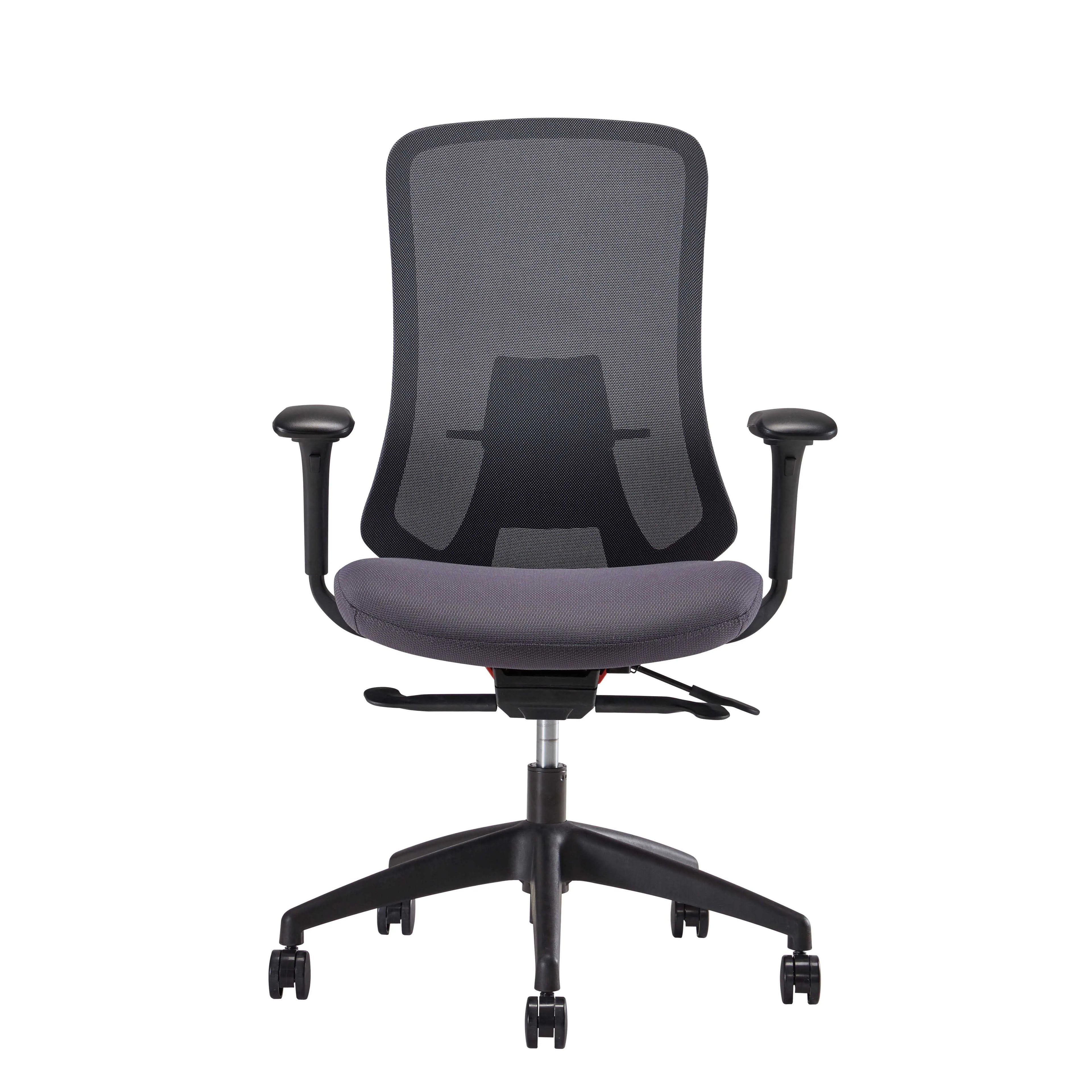 Best Price Revolving Director Work Manager Staff Middle Back Mesh Lumbar Support Back Support Adjustable Office Chairs