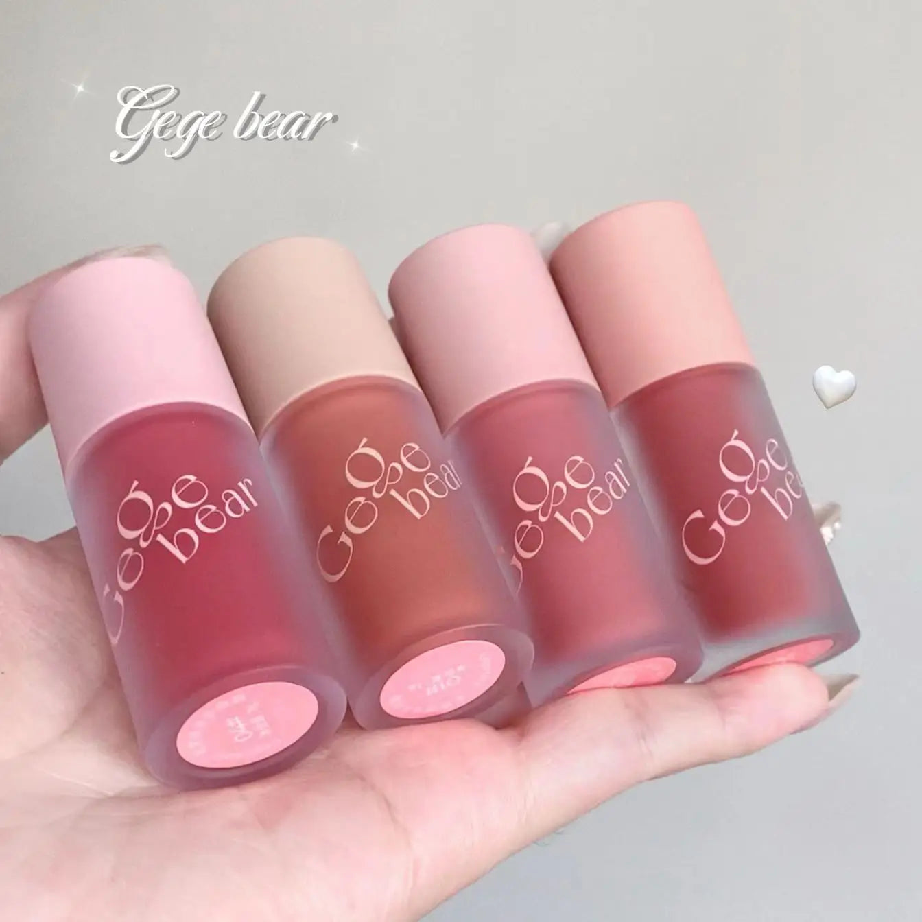 Gege Bear Bulk Wholesale Soft Mist Smooth Multi-purpose Cream Lip Glaze Supports Custom Lip Gloss Tubes and Lip Gloss