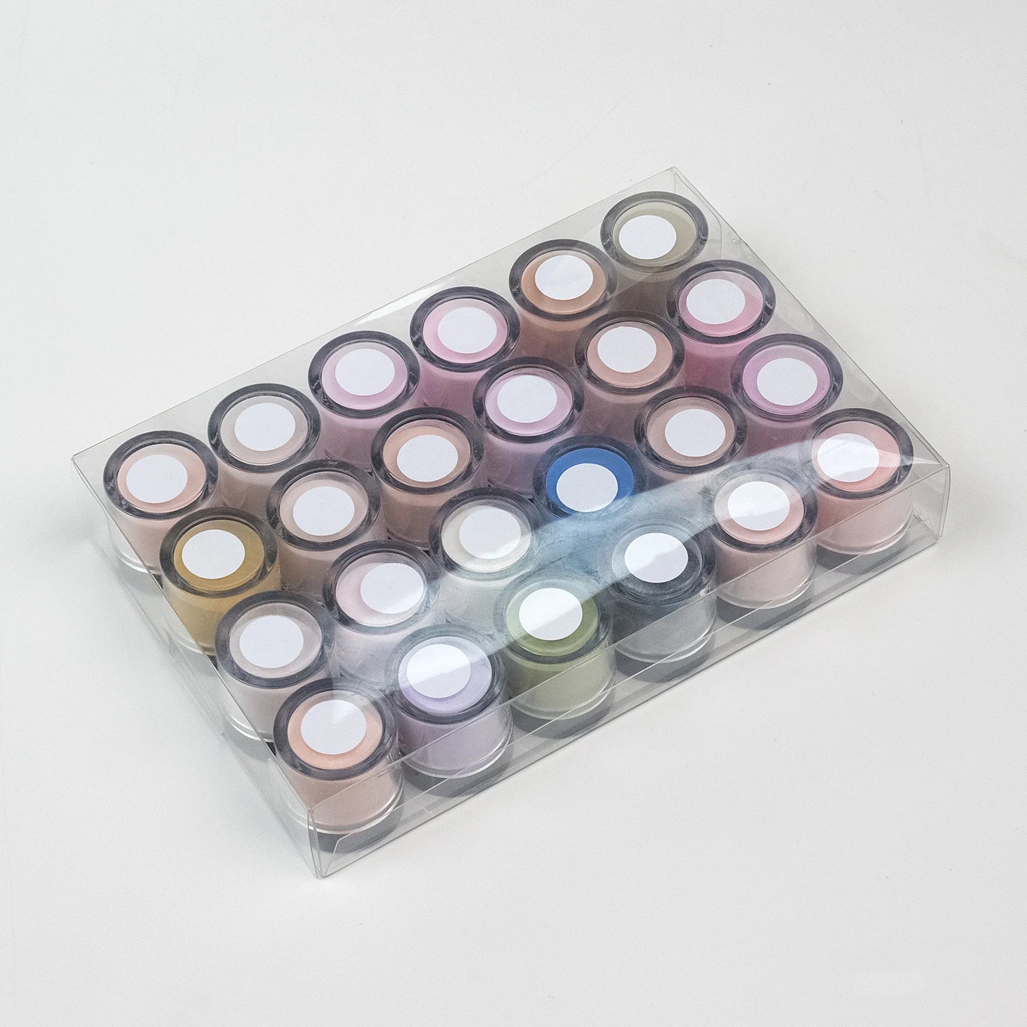 24 Colors Acrylic Nail Powder Set Custom Logo Nail Nude Clear Dipping Nail Acrylic Powder Set