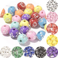 8mm Acrylic Plastic Cross in Solid Color with Round Beads Bulk Quantity