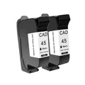 WECARE CAD 45A 51645A Grade a Plotter Ink Cartridge Replacement for HP45A Ink Cartridge MegaBDM