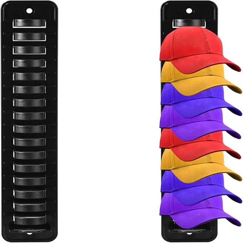 Decor Shop Cowboy Storage Plastic Holder Vertical Door Racks Display Hooks Hat Organizer Baseball Caps
