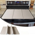 LifeTop Collapsible Trifold Dish Drying Mat for KitchenStove Top Cover for Electric Stove Silicone Stove Cover Mat