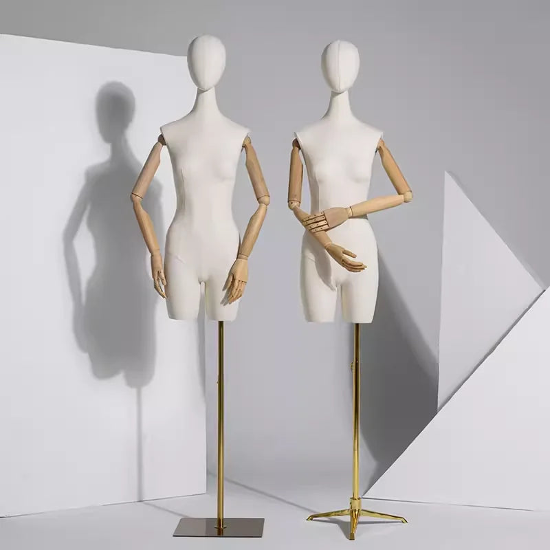 Hot Tailor Display Women Dressmaker Fashion Mannequin Half Body Mannequin Female