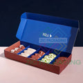 Eco-Friendly Paper Packaging for Bakery Sushi Donuts Chocolate Truffles Lunch Catering Crepe Cake Cookie Matt Lamination Folders