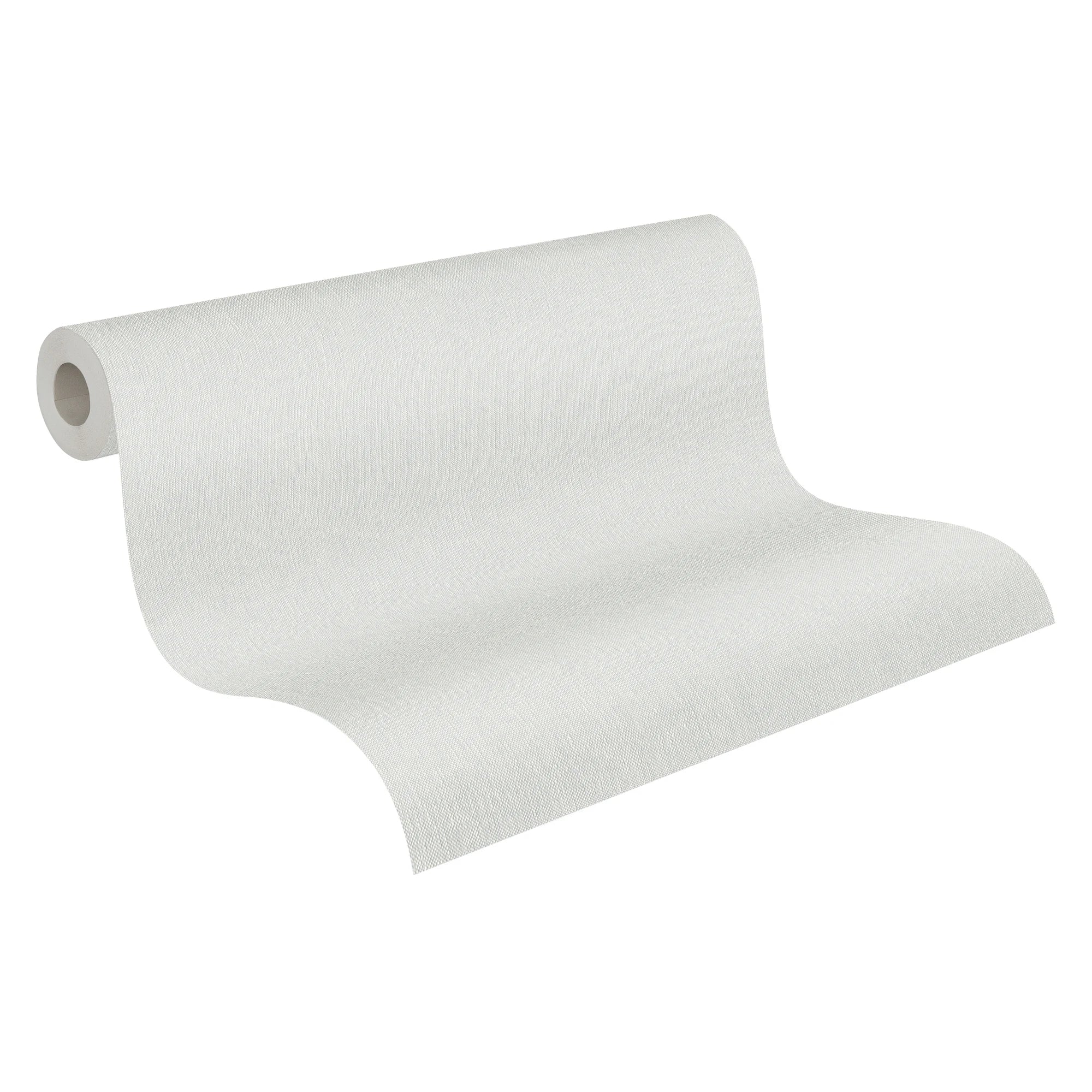 Made in Germany - Coatable Wallpaper rolls Plain Colour Paintable White Non Woven Vinyl Wallpaper for painting - 2500 x 106 m