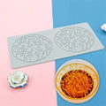 Food Grade Silicone Lace Mold Flower Pattern Lace Mat for Cake Decorating