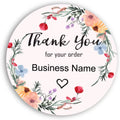 500 Pieces/roll Handmade Thank You love Stickers Handmade Custom Labels Wedding Stickers Diy Baking Packaging Labels Stickers