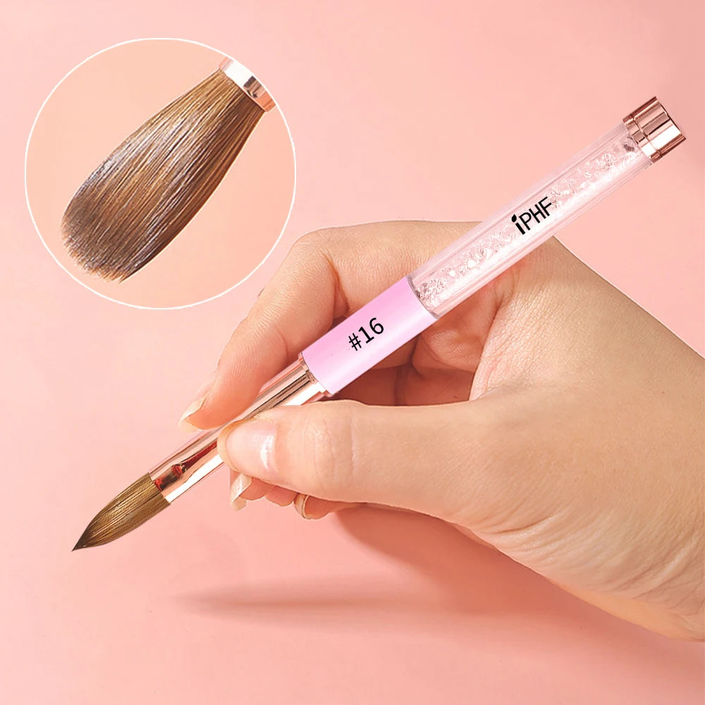 Good Quality Acrylic Nail Brush Acrylic Powder DIY Pure Kolinsky Hair Manicure Acrylic Kolinsky Brush Tools