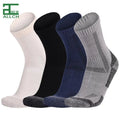 ALLCH Men's Merino Wool Socks - Moisture Wicking Cushioned Crew Socks Thermal and Warm Hiking Socks With Ultimate Comfort