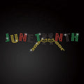 Low Quantity Order Juneteenth Rhinestone Heat Transfer Custom Rhinestone Designs