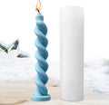 DIY Spiral Taper Candle Mold for Candle Making Twist Silicone Mold Twisted Candlestick Mold