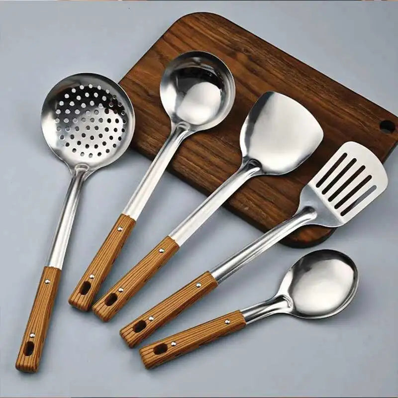 Personalized High Selling Kitchen Buffet Soup Luxury Serving Metal Silver Stainless Steel Spoon