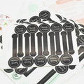Hand Made Long Sealing Pastes Stickers Gift Packaging Self-Adhesive Label for Mini Loaf Cake Chocolate Candy Snack