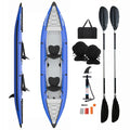 Ridewave High Performance PVC Customized Professional Drifting 2 Person White Water Inflatable Canoe with High Pressure Floor