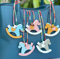 Wholesale Promotional Wholesale Animal Horse Leather Custom KeychainHandmade Leather Keychain