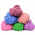 Factory Wholesale Thick Polyester Chenille Chunky Yarn for Arm Knitting Chenille Blanket MegaBDM