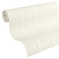 Made in Germany - Coatable Wallpaper rolls Stripes Paintable White Non Woven Vinyl Wallpaper for painting - 1005 x 053 m
