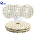 China Factory Diamond Wet Dry Polishing Pads for Stone Granite Marble Quartz Concrete Polish 4inch 3steps Polishing Pads