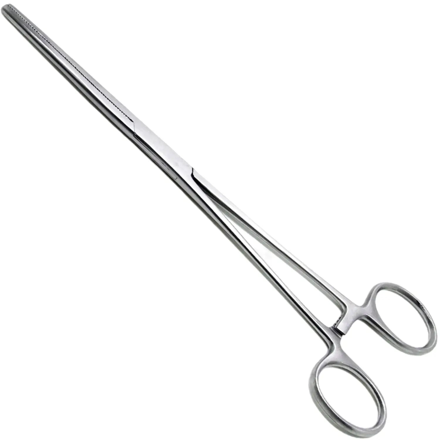 8\" Long Stainless Steel Straight Pean Hemostat Forceps Locking Surgical Clamps for Hair Extension Fishing Forceps Tools